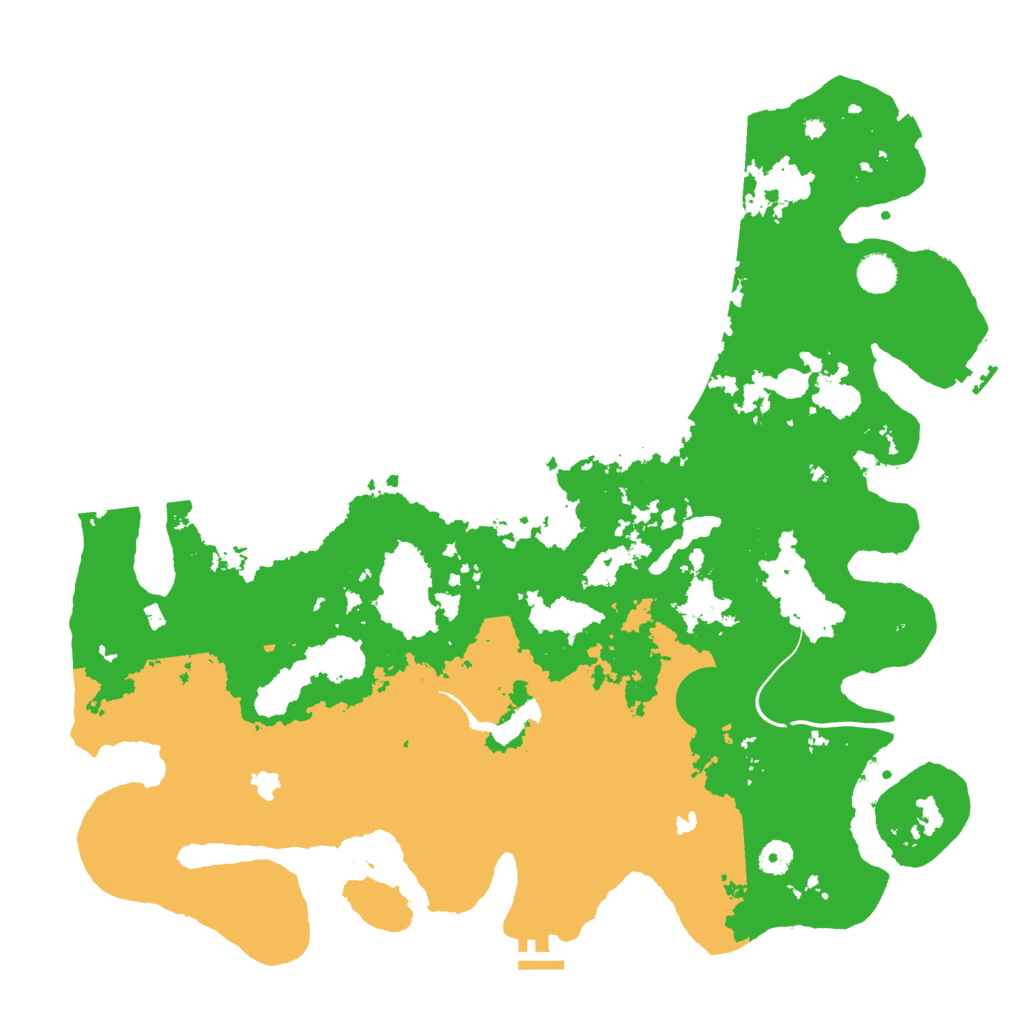 Biome Rust Map: Procedural Map, Size: 4500, Seed: 2044967136