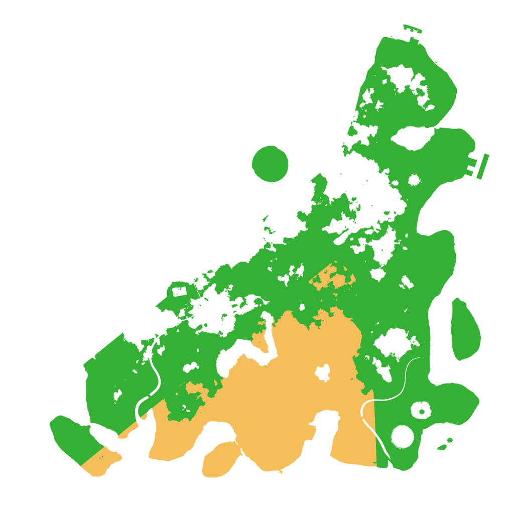 Biome Rust Map: Procedural Map, Size: 4000, Seed: 990340