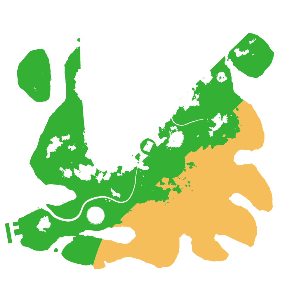 Biome Rust Map: Procedural Map, Size: 3000, Seed: 510482959