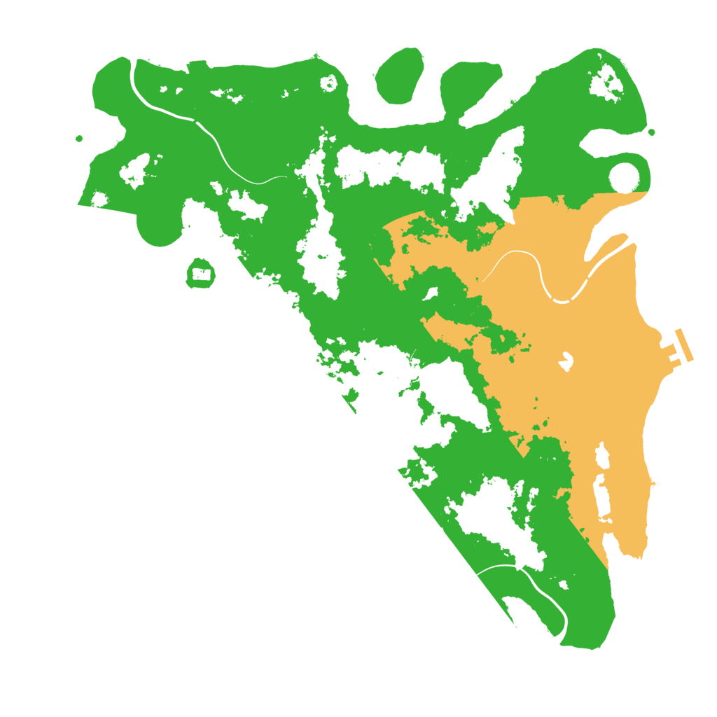 Biome Rust Map: Procedural Map, Size: 4250, Seed: 1545691253