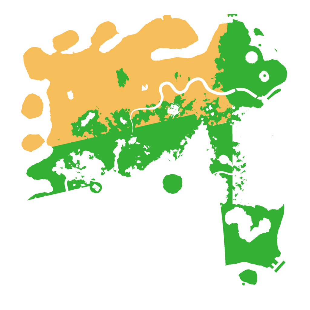 Biome Rust Map: Procedural Map, Size: 4500, Seed: 174747