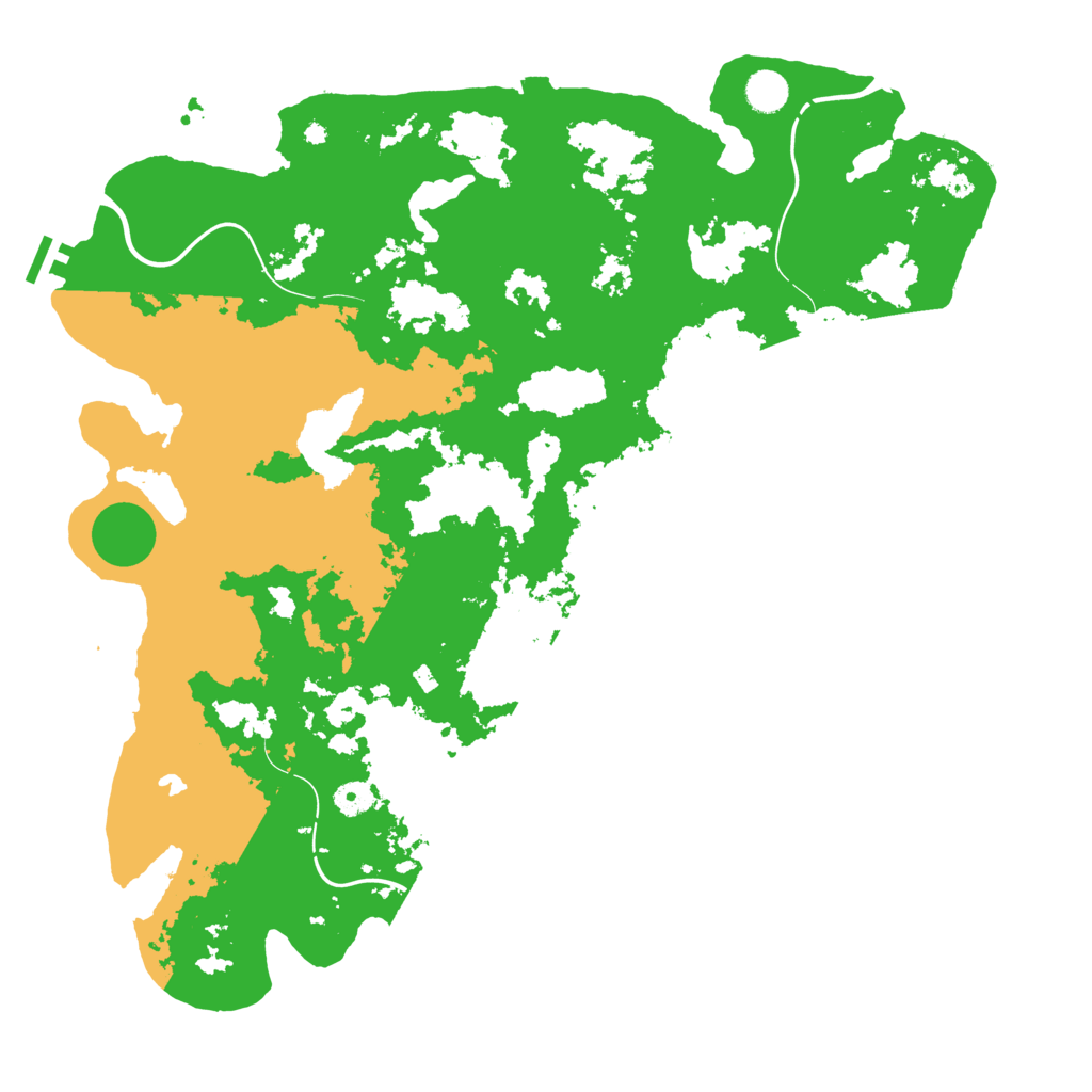 Biome Rust Map: Procedural Map, Size: 4500, Seed: 641802698