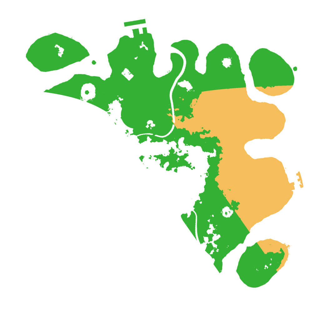 Biome Rust Map: Procedural Map, Size: 3000, Seed: 2122