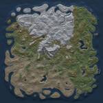 Thumbnail Rust Map: Procedural Map, Size: 6000, Seed: 816590029, 17 Monuments