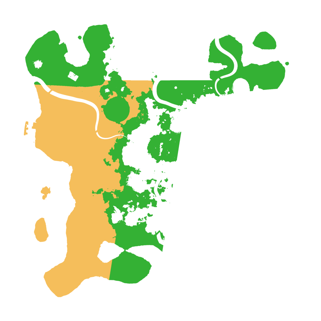 Biome Rust Map: Procedural Map, Size: 3500, Seed: 41868161