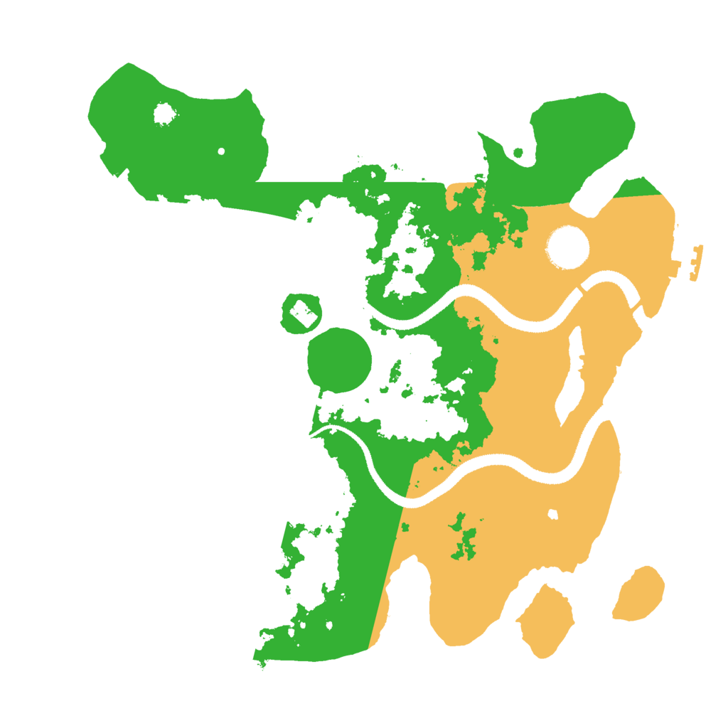 Biome Rust Map: Procedural Map, Size: 3000, Seed: 9410
