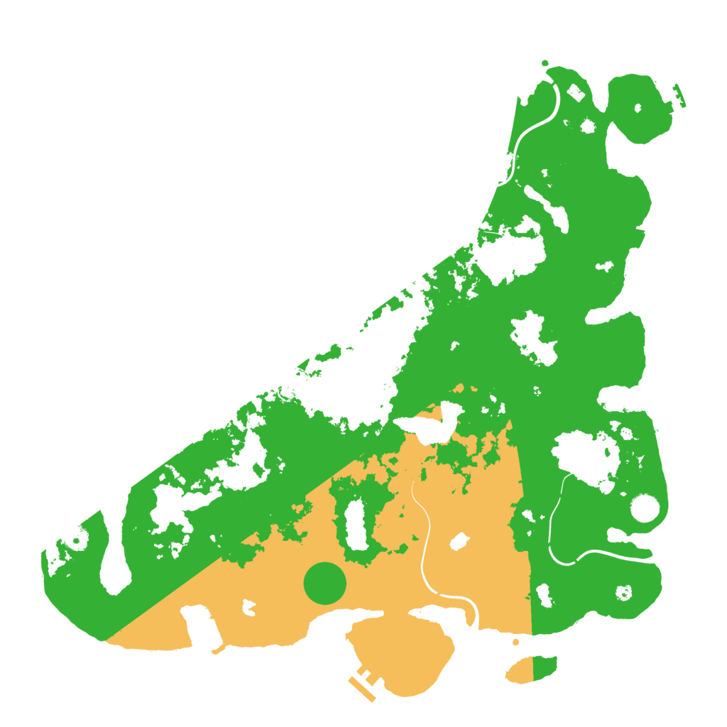 Biome Rust Map: Procedural Map, Size: 4500, Seed: 33434