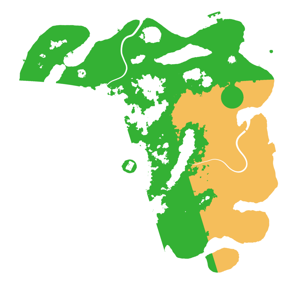 Biome Rust Map: Procedural Map, Size: 3500, Seed: 1011436401