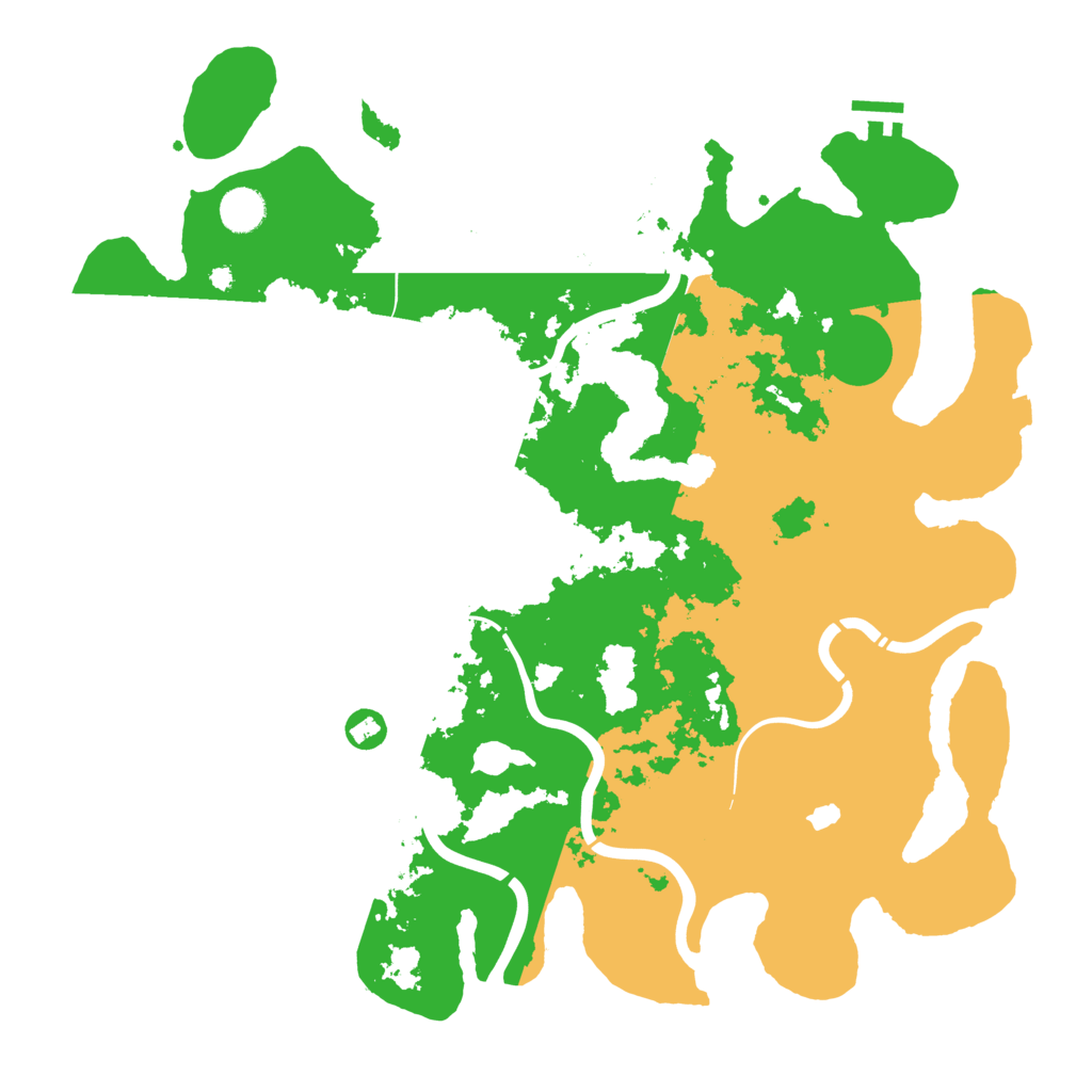 Biome Rust Map: Procedural Map, Size: 4250, Seed: 1100027475