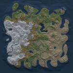 Thumbnail Rust Map: Procedural Map, Size: 4250, Seed: 1100027475, 16 Monuments