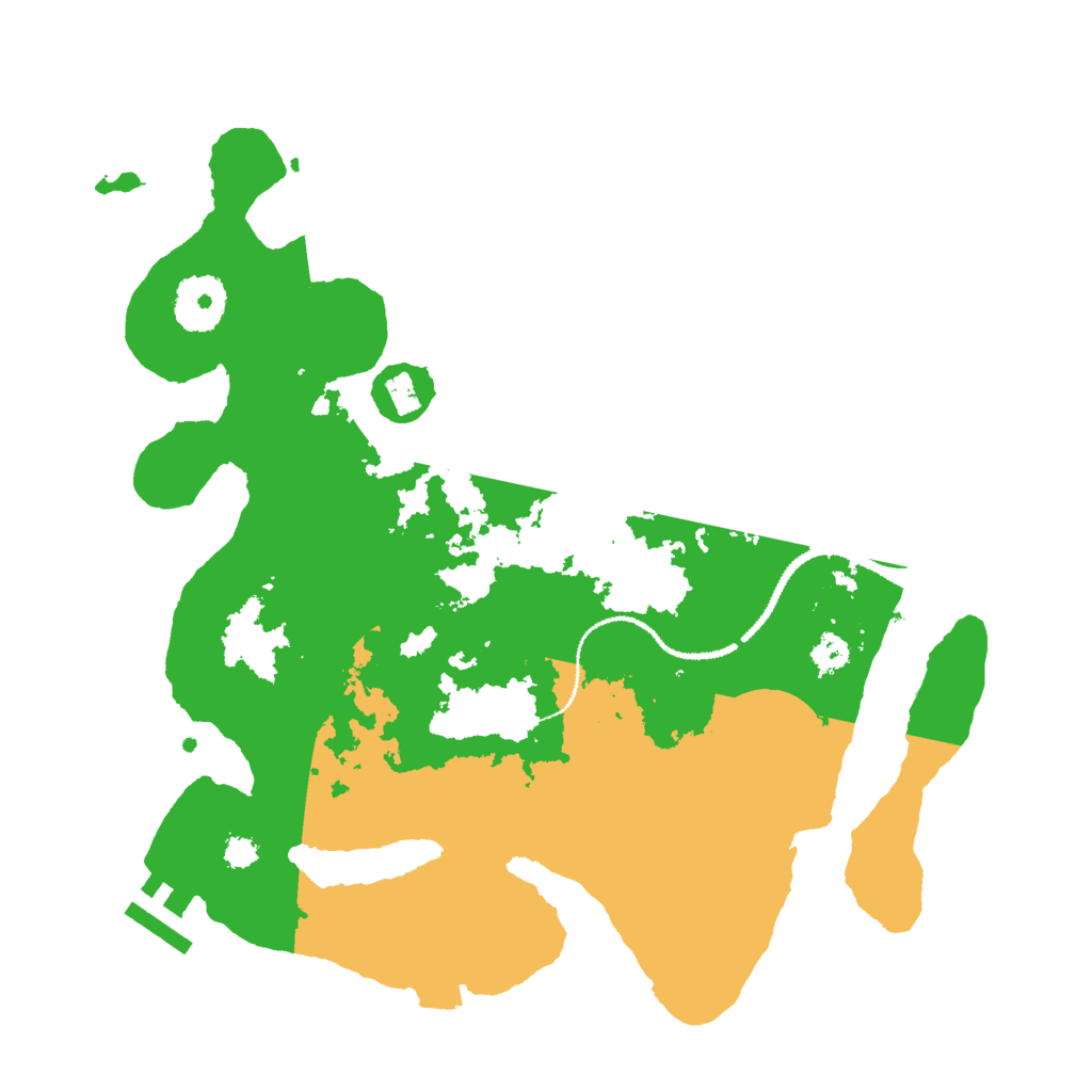 Biome Rust Map: Procedural Map, Size: 3000, Seed: 25251