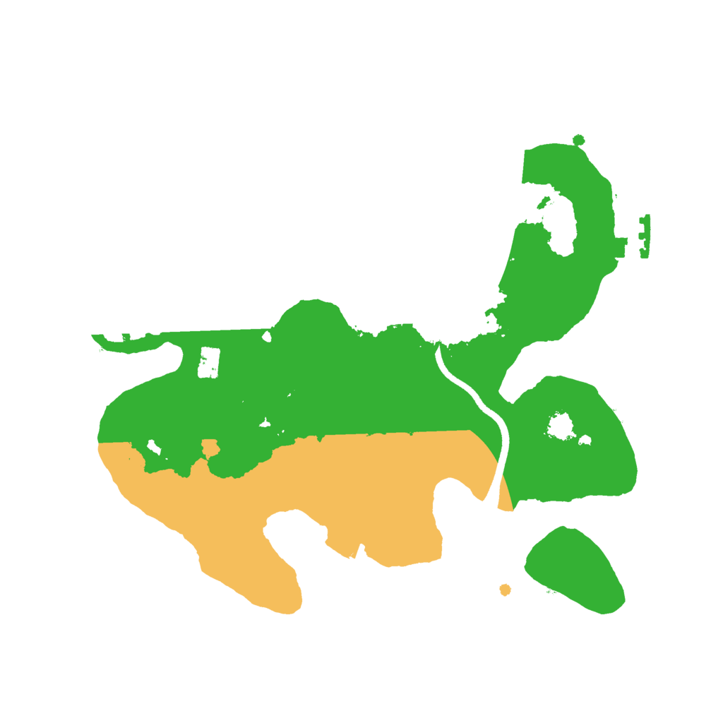 Biome Rust Map: Procedural Map, Size: 2500, Seed: 1244737750