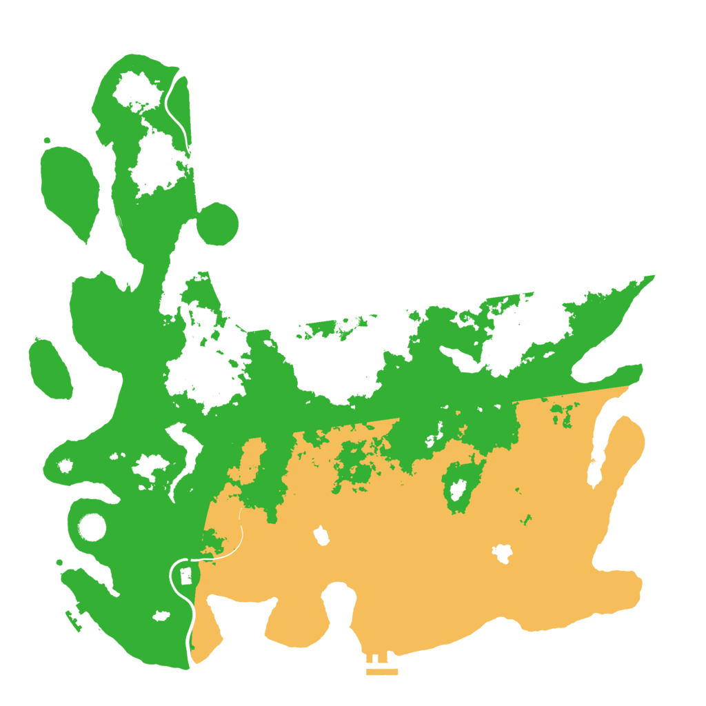 Biome Rust Map: Procedural Map, Size: 4500, Seed: 7545279