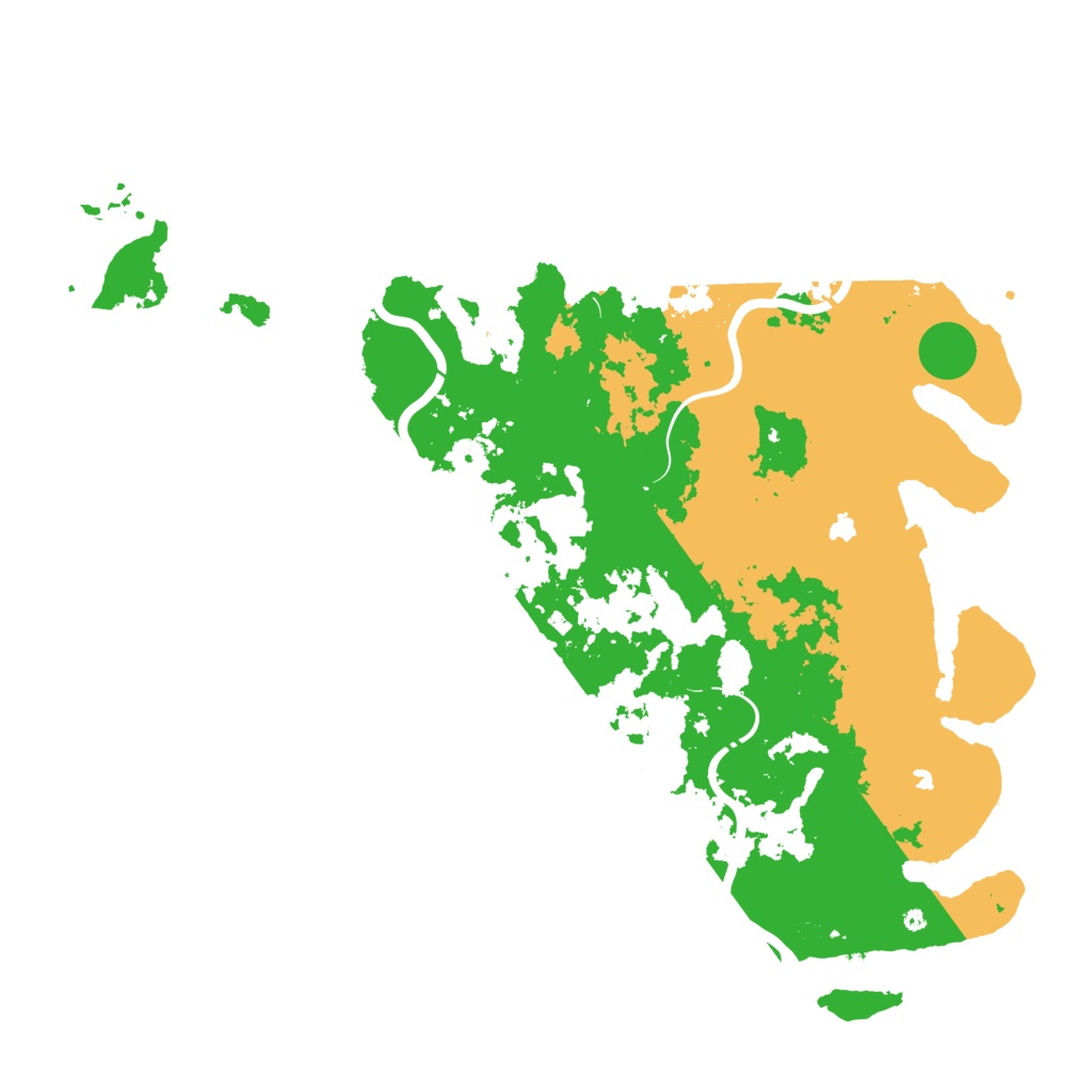 Biome Rust Map: Procedural Map, Size: 5000, Seed: 387440099