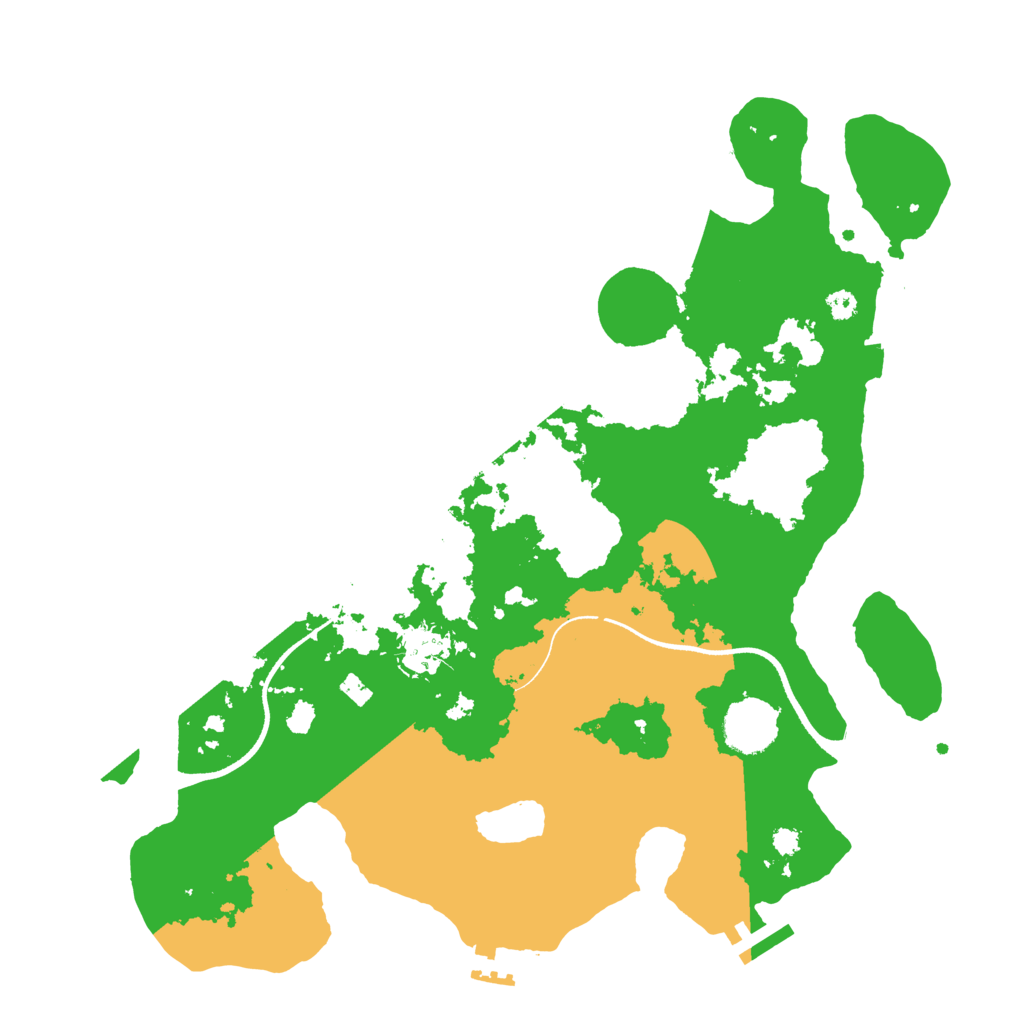 Biome Rust Map: Procedural Map, Size: 3500, Seed: 1328020817