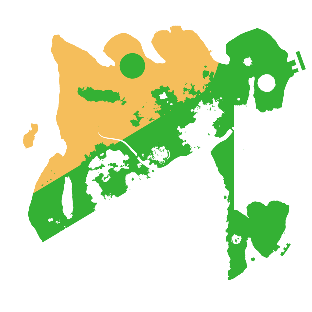 Biome Rust Map: Procedural Map, Size: 3250, Seed: 1963447240