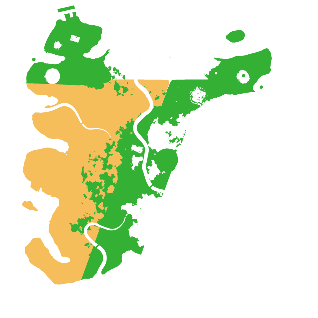 Biome Rust Map: Procedural Map, Size: 3750, Seed: 480848