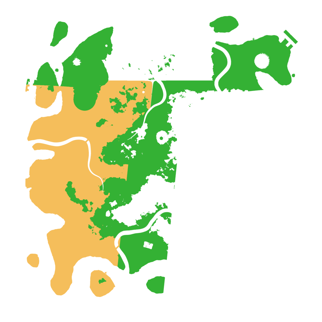 Biome Rust Map: Procedural Map, Size: 3800, Seed: 26051473