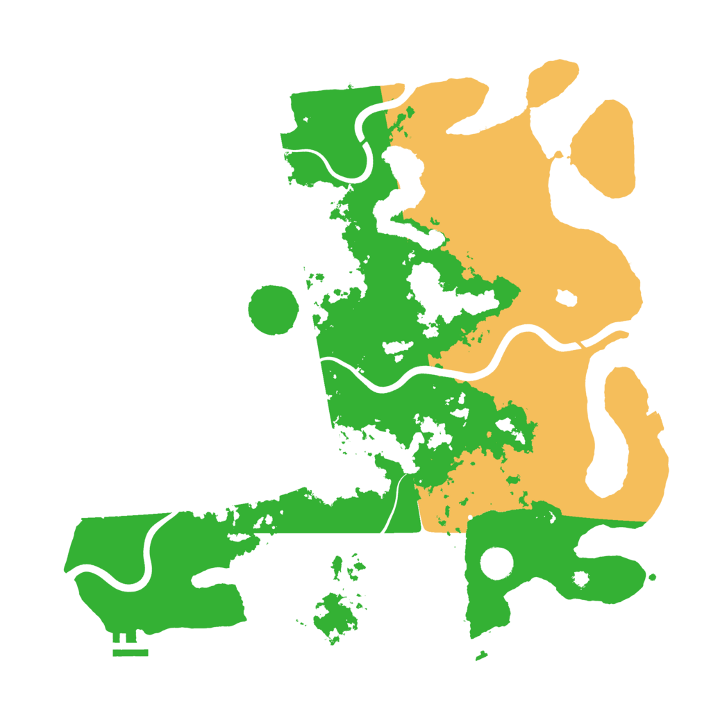 Biome Rust Map: Procedural Map, Size: 4050, Seed: 1695721903
