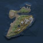 Thumbnail Rust Map: Procedural Map, Size: 1600, Seed: 2116905186, 2 Monuments