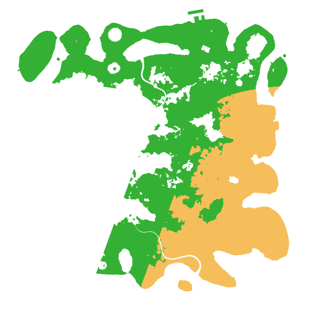 Biome Rust Map: Procedural Map, Size: 4000, Seed: 734661963
