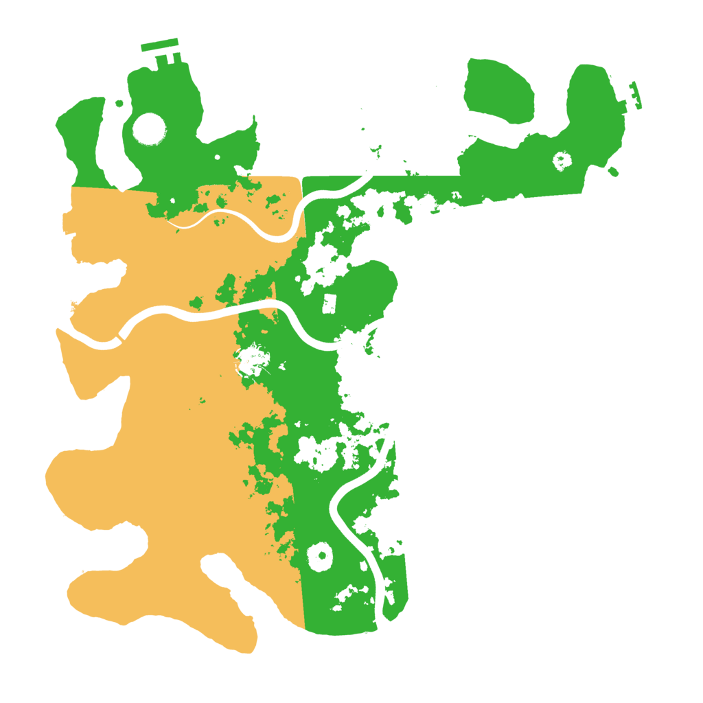 Biome Rust Map: Procedural Map, Size: 3800, Seed: 953894750