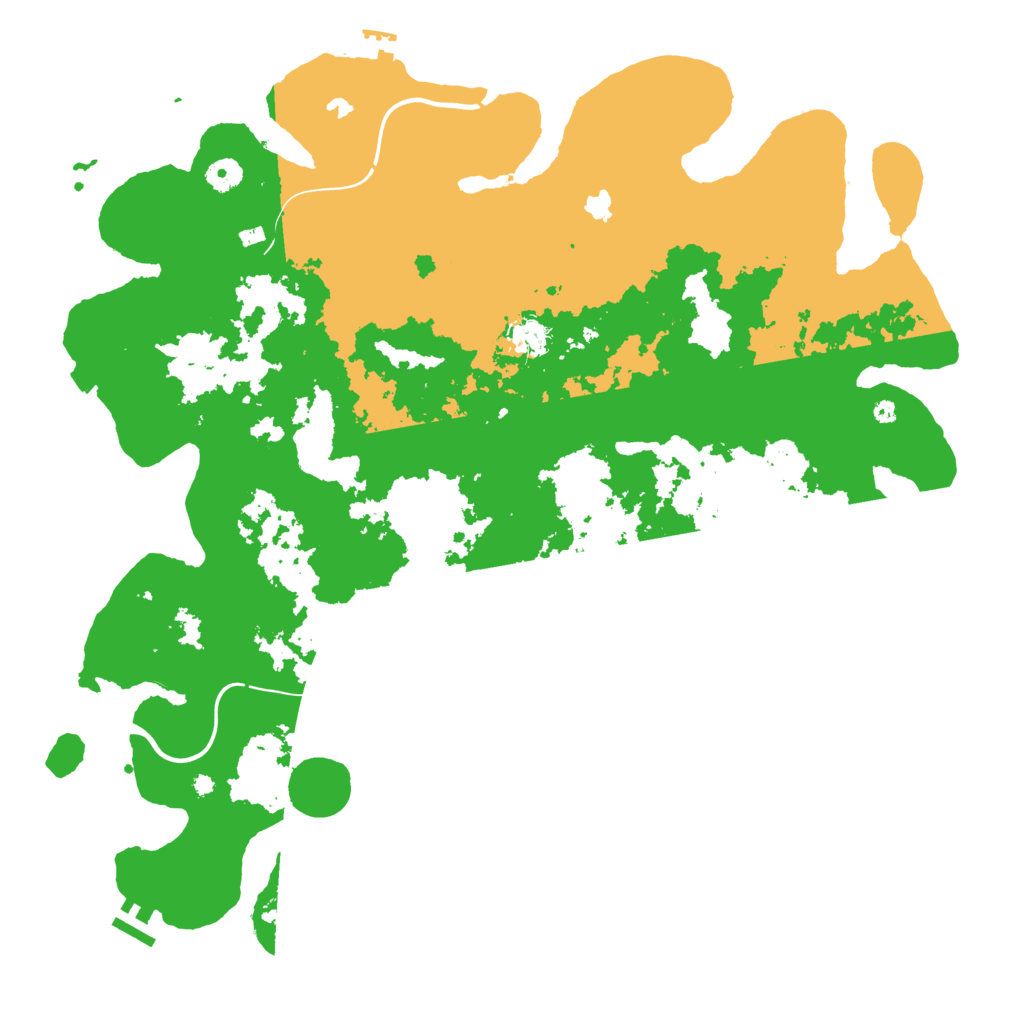 Biome Rust Map: Procedural Map, Size: 4500, Seed: 216933416