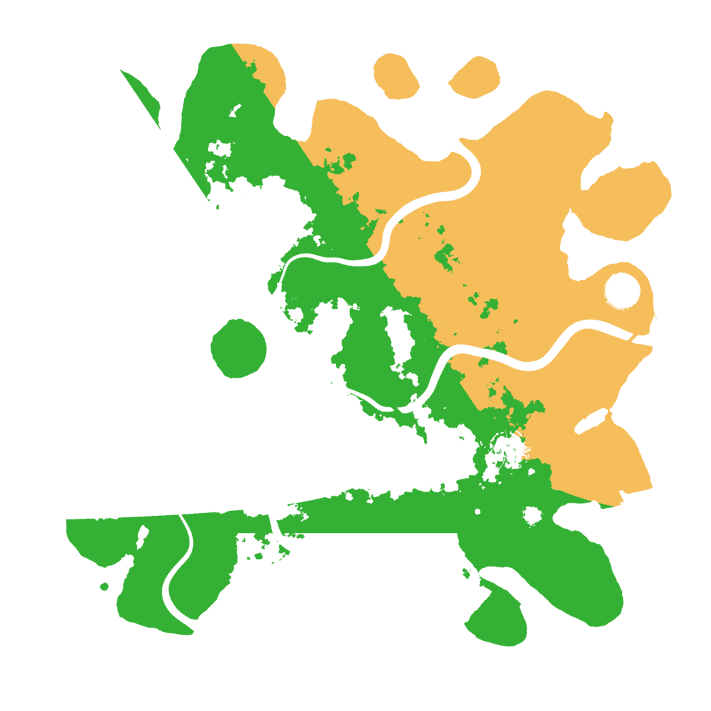 Biome Rust Map: Procedural Map, Size: 3500, Seed: 860626284