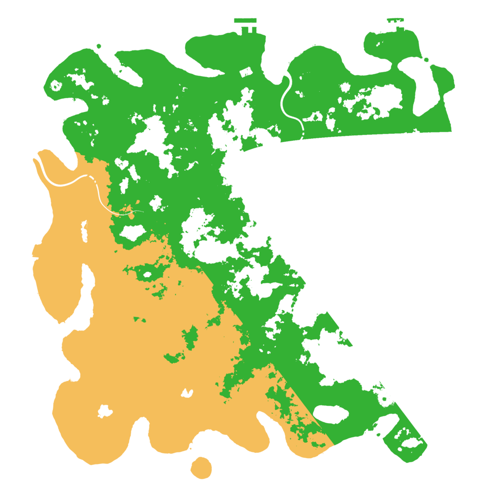 Biome Rust Map: Procedural Map, Size: 4500, Seed: 1047753916
