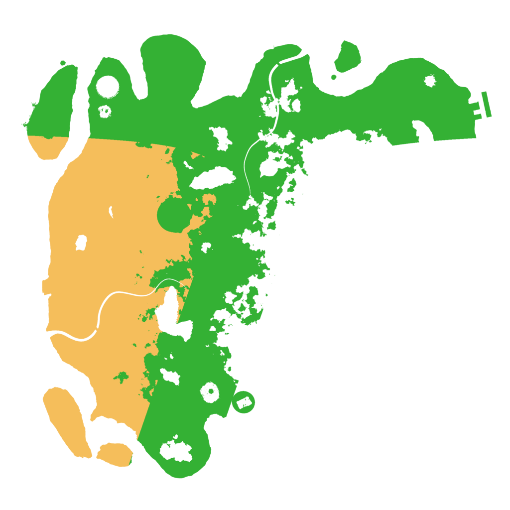 Biome Rust Map: Procedural Map, Size: 4000, Seed: 69369