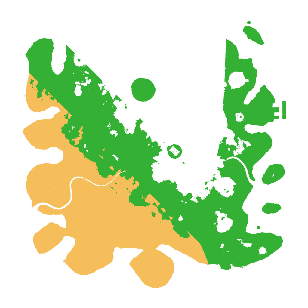 Biome Rust Map: Procedural Map, Size: 3500, Seed: 632221145