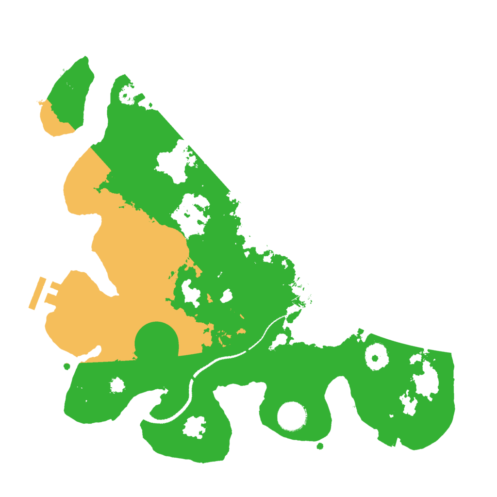 Biome Rust Map: Procedural Map, Size: 3000, Seed: 10282