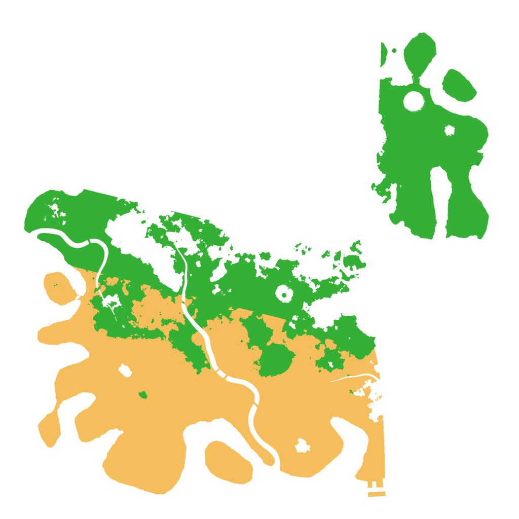 Biome Rust Map: Procedural Map, Size: 4500, Seed: 1999215932