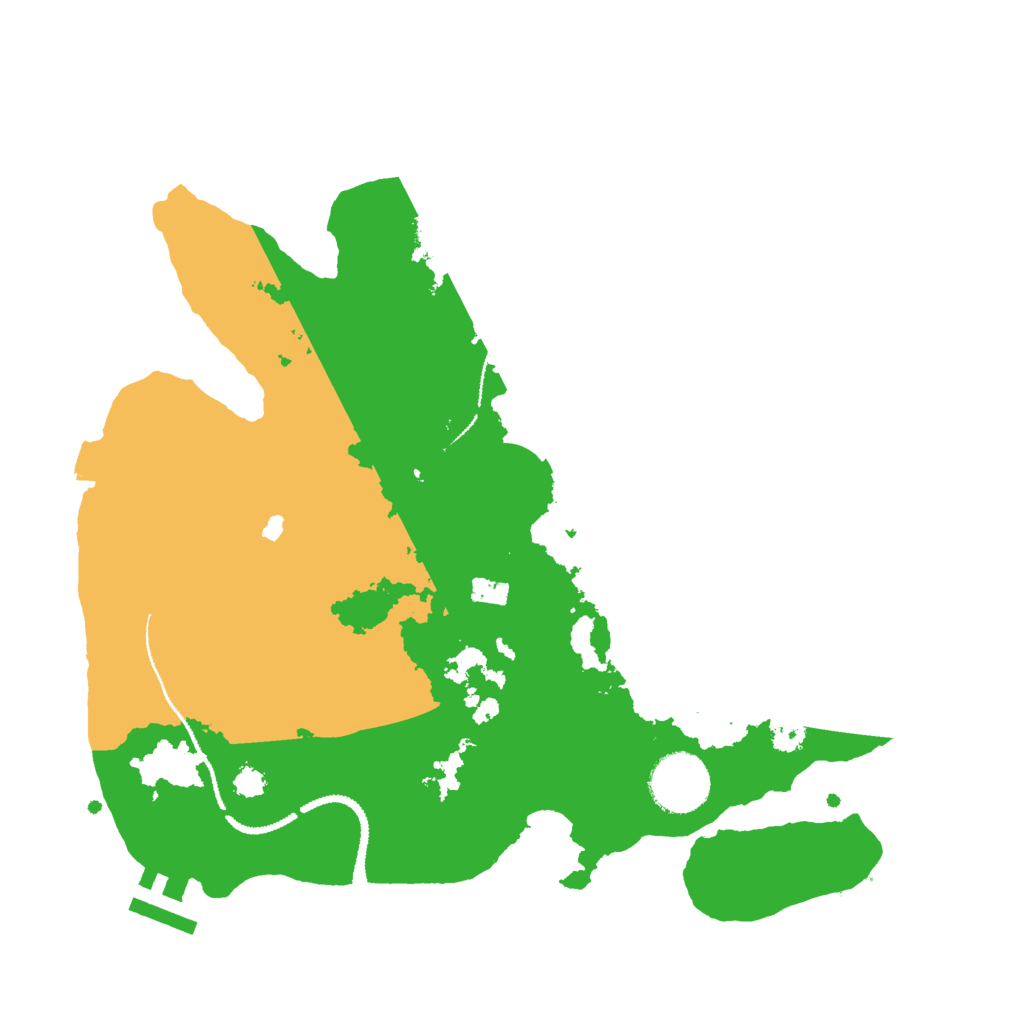 Biome Rust Map: Procedural Map, Size: 3000, Seed: 12134
