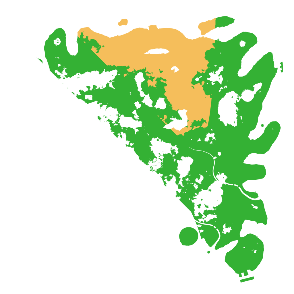 Biome Rust Map: Procedural Map, Size: 4250, Seed: 731386887