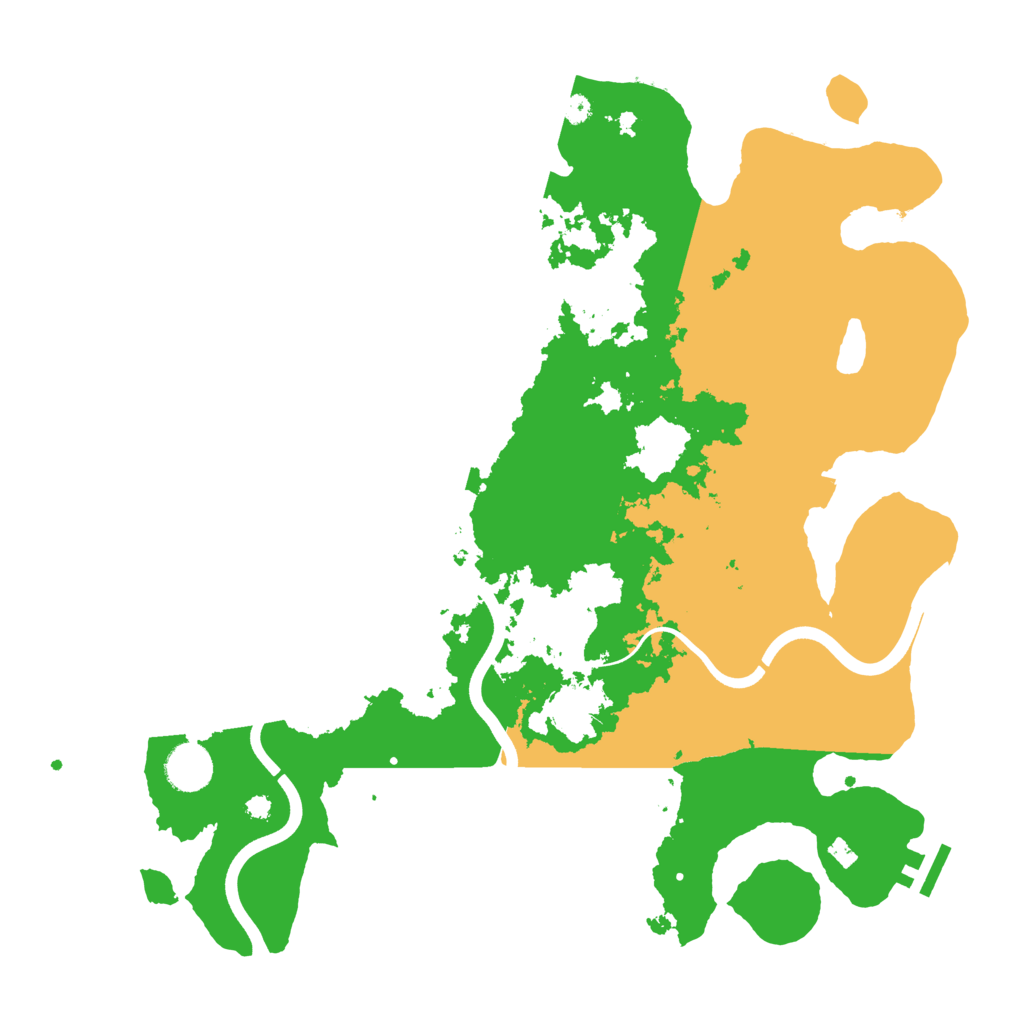 Biome Rust Map: Procedural Map, Size: 3800, Seed: 1339