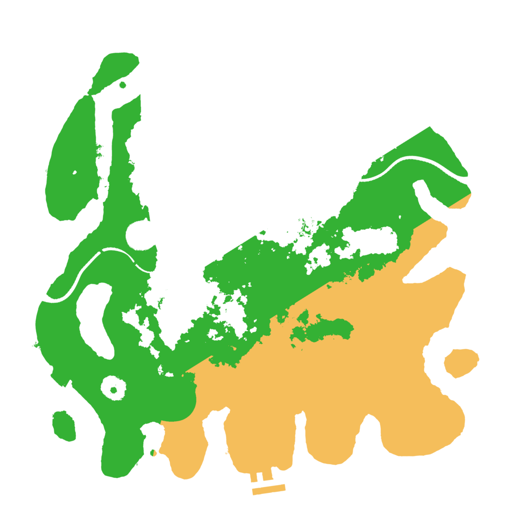 Biome Rust Map: Procedural Map, Size: 3200, Seed: 500000