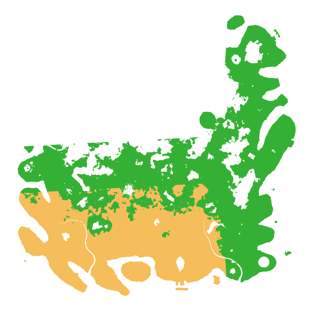 Biome Rust Map: Procedural Map, Size: 5000, Seed: 434575675