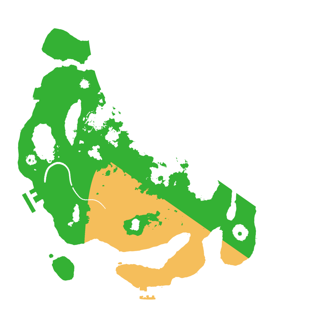 Biome Rust Map: Procedural Map, Size: 3000, Seed: 1413050633