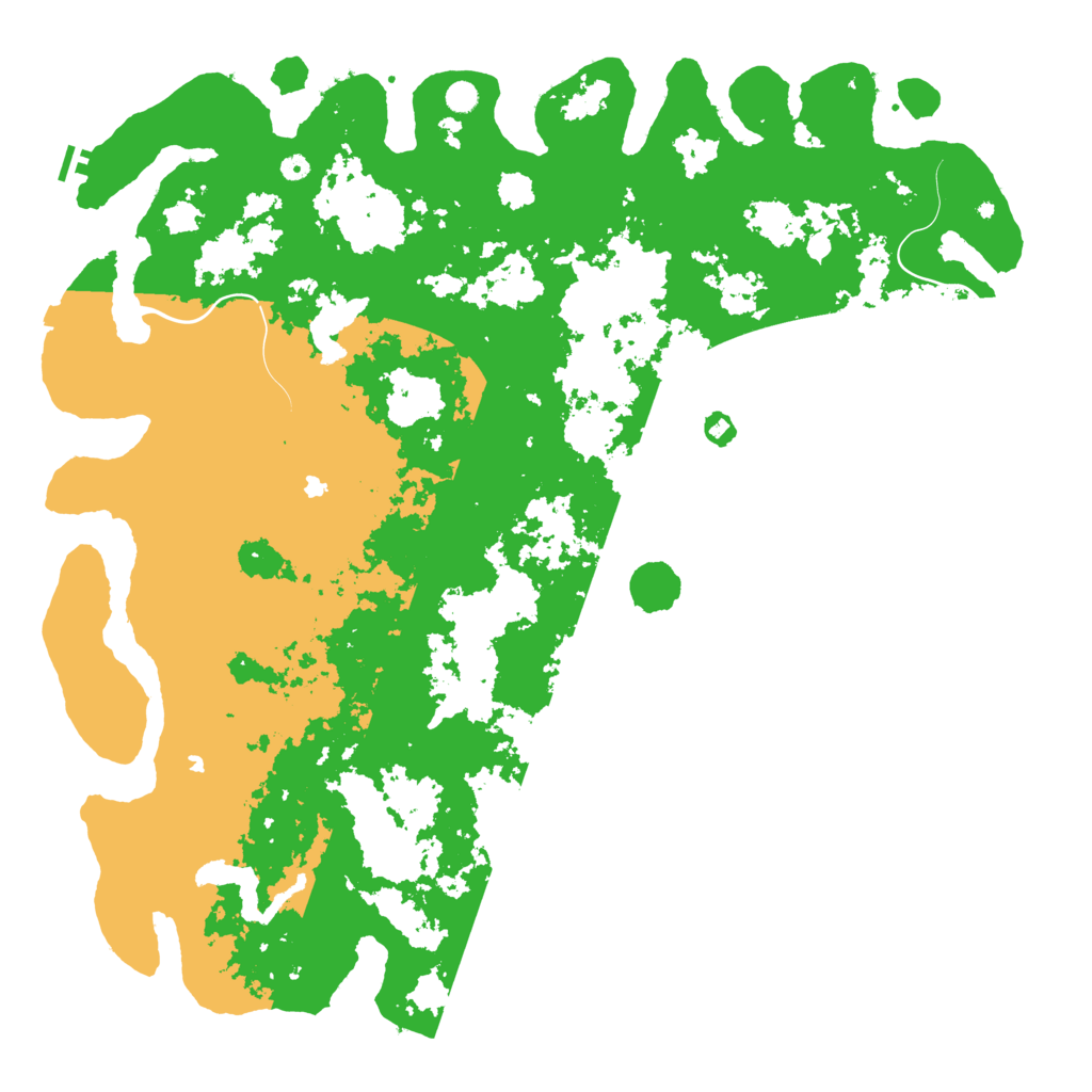 Biome Rust Map: Procedural Map, Size: 6000, Seed: 980508