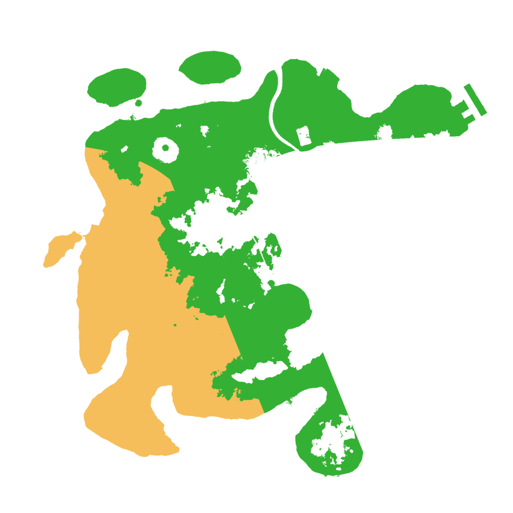 Biome Rust Map: Procedural Map, Size: 3000, Seed: 145146829