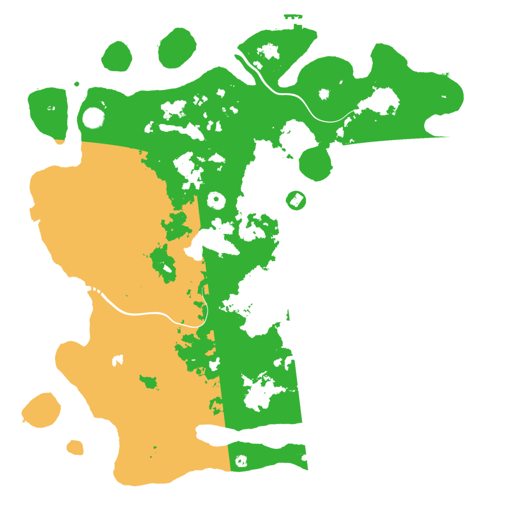 Biome Rust Map: Procedural Map, Size: 4250, Seed: 6240