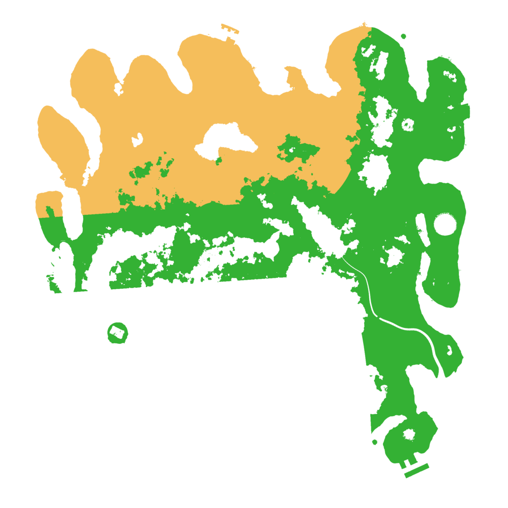 Biome Rust Map: Procedural Map, Size: 4000, Seed: 57020