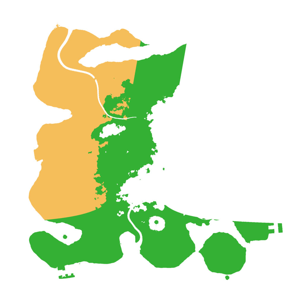 Biome Rust Map: Procedural Map, Size: 2900, Seed: 800392262