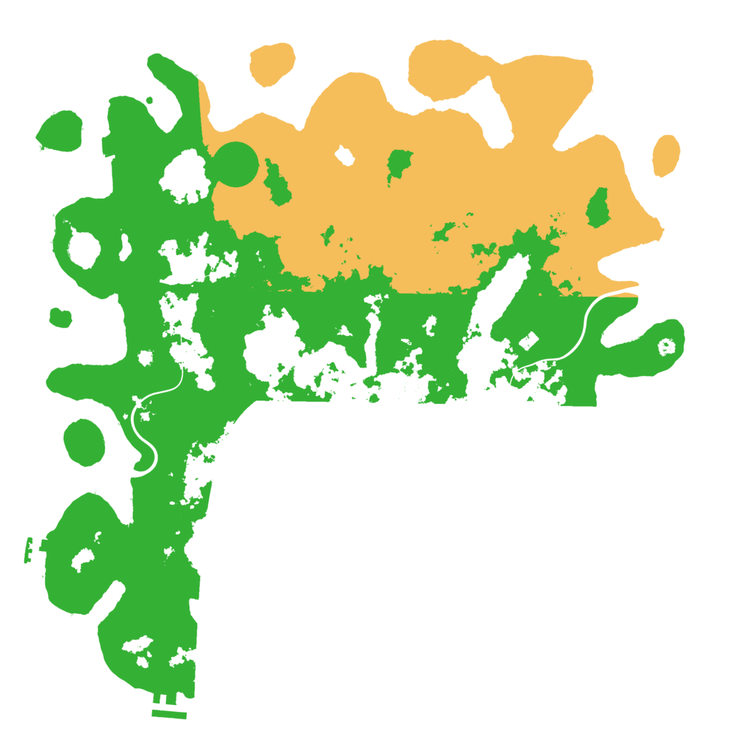 Biome Rust Map: Procedural Map, Size: 4250, Seed: 345676544