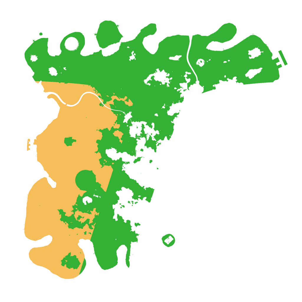 Biome Rust Map: Procedural Map, Size: 3900, Seed: 85891077