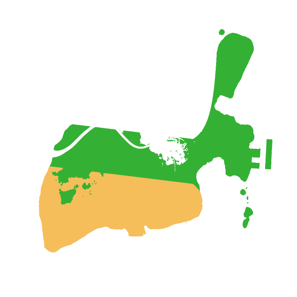 Biome Rust Map: Procedural Map, Size: 2000, Seed: 2474354