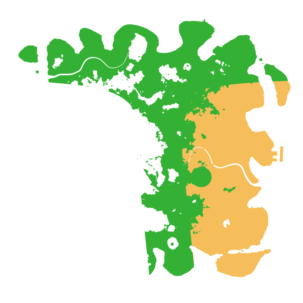 Biome Rust Map: Procedural Map, Size: 4000, Seed: 23452352