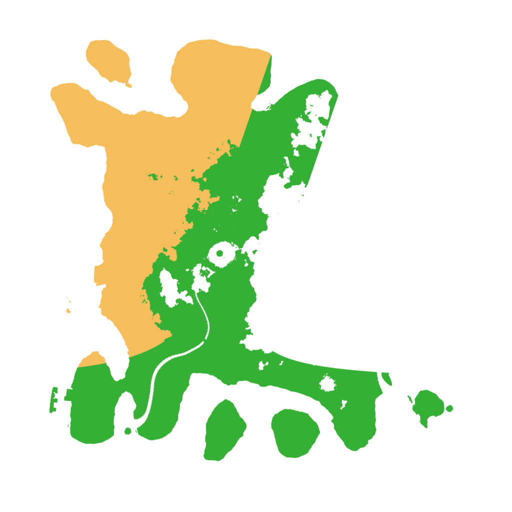 Biome Rust Map: Procedural Map, Size: 3000, Seed: 19016