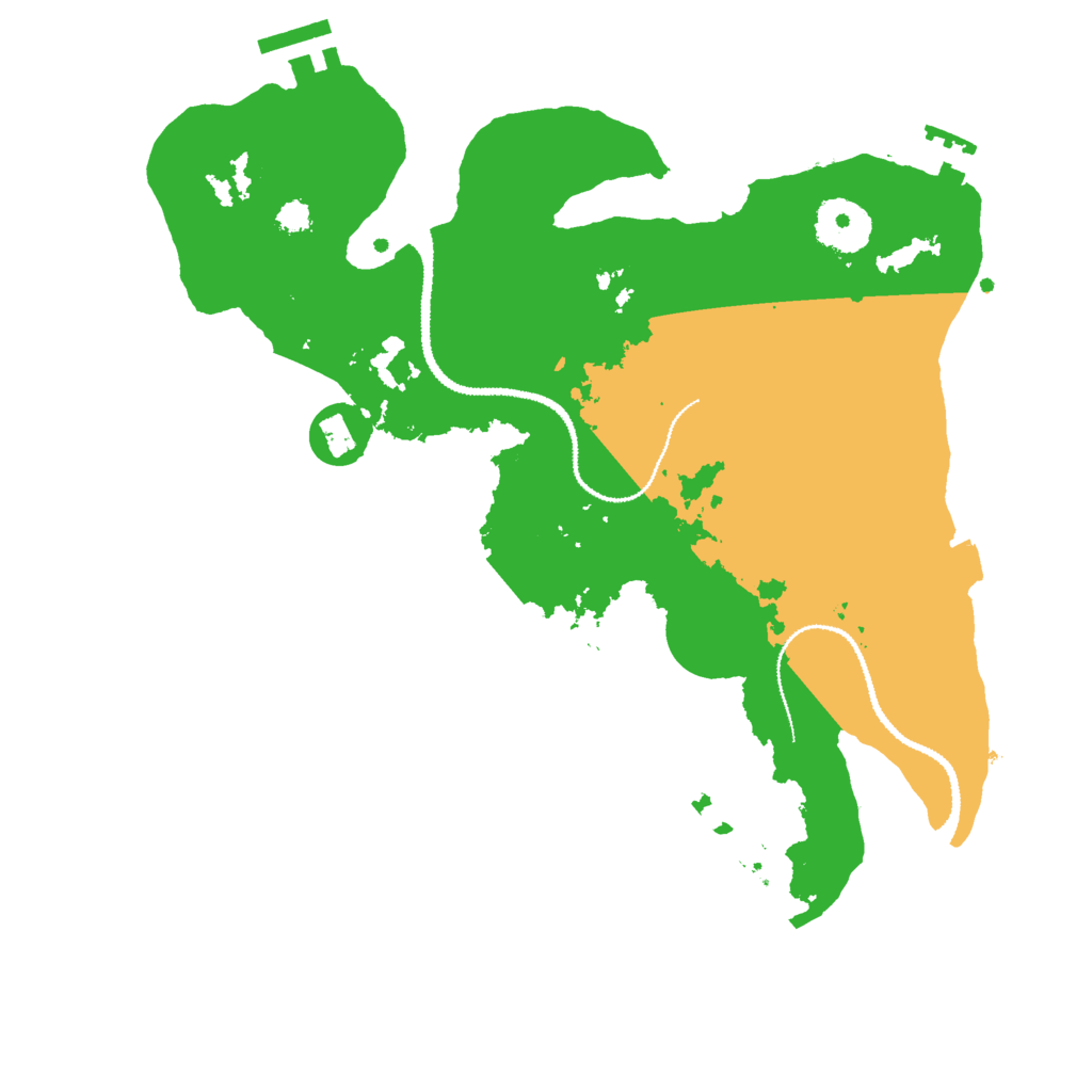 Biome Rust Map: Procedural Map, Size: 3000, Seed: 81512